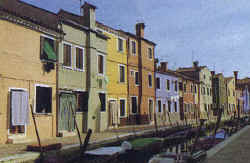 Un rio di Burano.