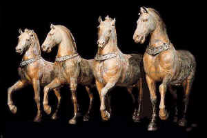 La celebre quadriga della Basilica di S.Marco