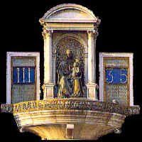 Particolare della Torre dell'Orologio.